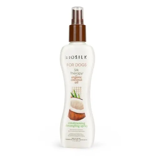 BioSilk Silk Therapy Conditioning Spray with Coconut Oil bottle