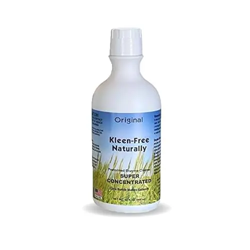 Kleen Free Naturally enzyme cleaner bottle for concentrated cleaning on grout and multiple surfaces