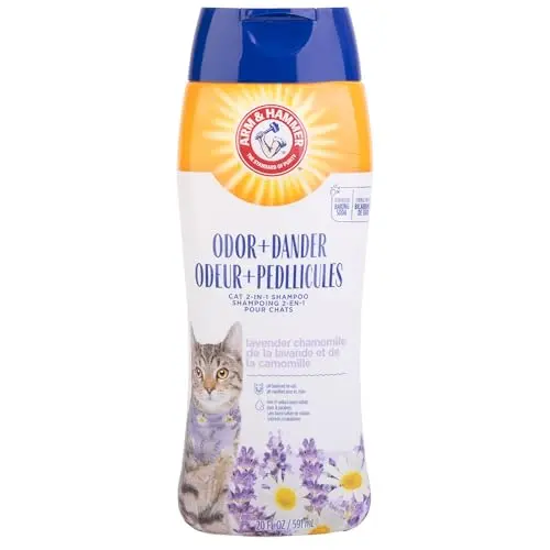 Arm & Hammer Baking Soda Cat Shampoo for dander reduction