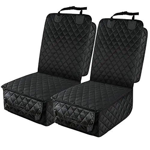 PETICON two-pack of waterproof front seat covers for dogs
