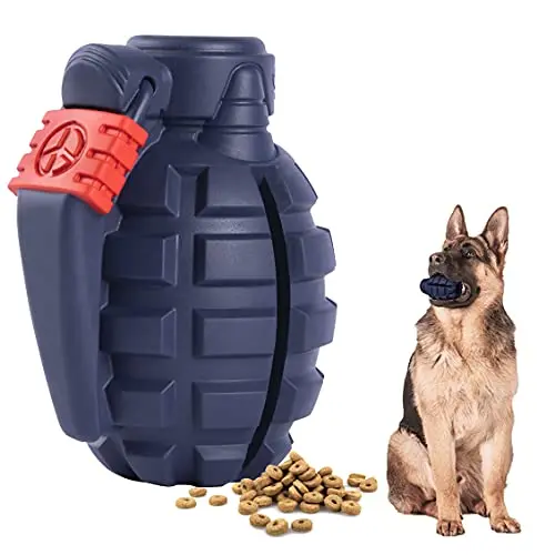 Fairsh grenade-shaped dog chew toy for interactive play