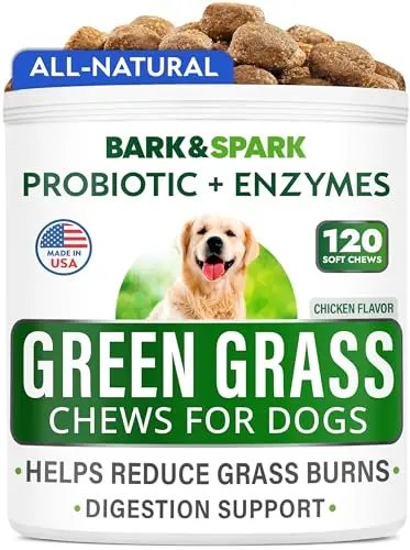 Bark&Spark All-Natural Grass Burn Spot Chews for dogs