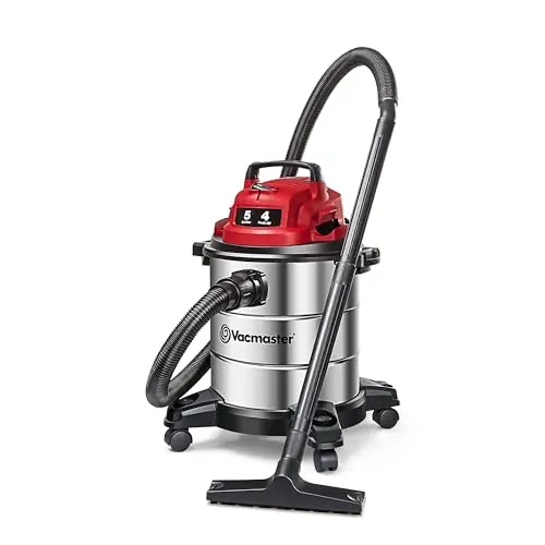 Vacmaster stainless steel wet dry shop vacuum with hose