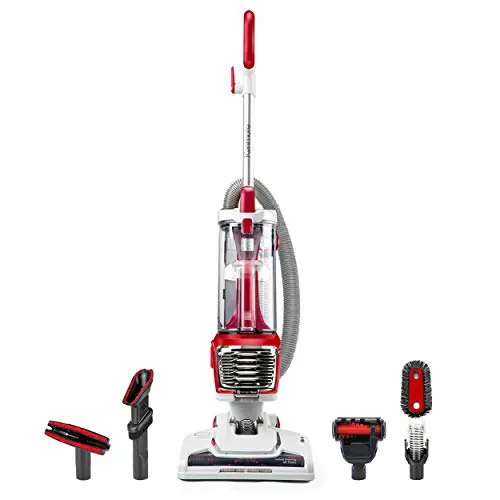 Shark ZU102 upright vacuum in charcoal with PowerFins and odor neutralizer
