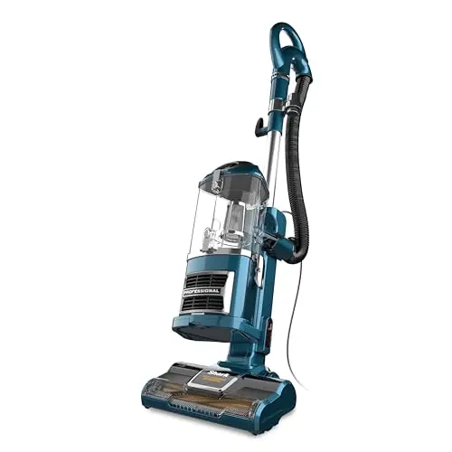 Shark Navigator Lift-Away upright vacuum in teal with lift-away pod detached