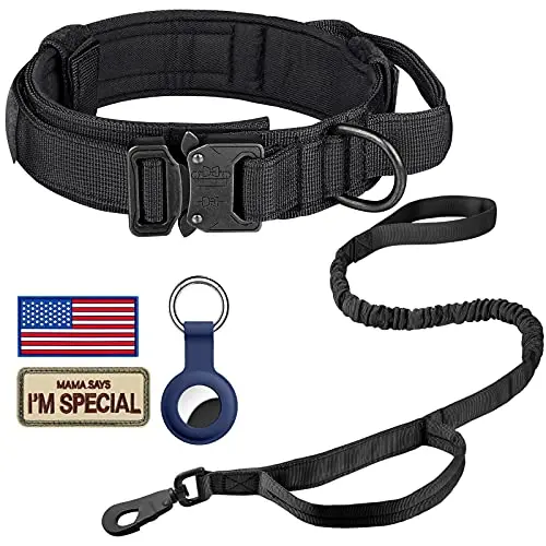 DAGANXI tactical dog collar and leash set