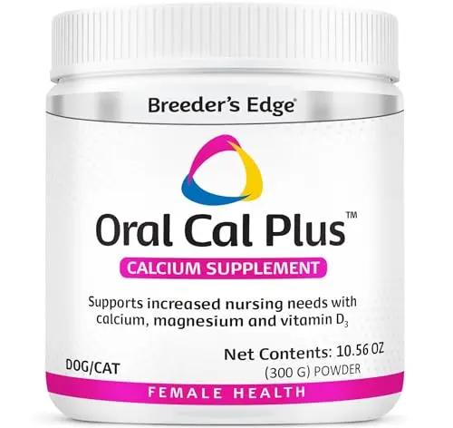 Breeders Edge Oral Cal Plus Powder for nursing dogs and cats