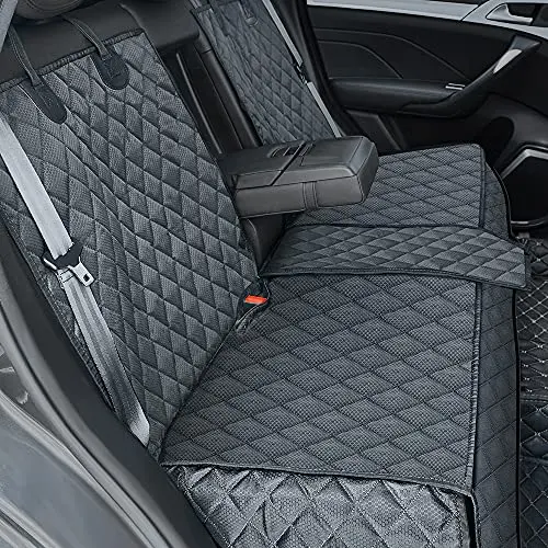 ANOSOSPECIAL dog car seat cover providing full back seat and door protection