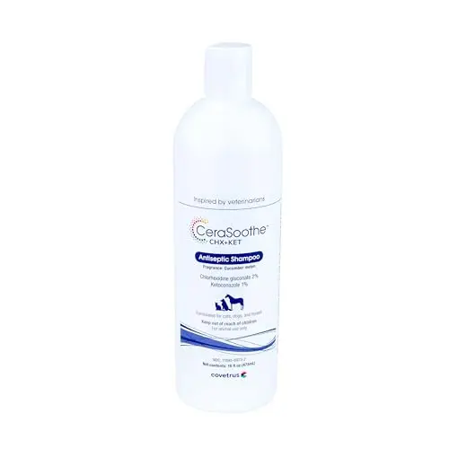 CeraSoothe CHX plus KET antiseptic dog shampoo