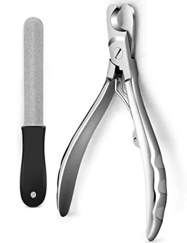Gobeigo full metal dog nail clipper with nail file