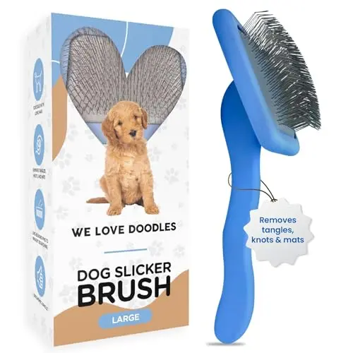 We Love Doodles large curved slicker brush for dematting