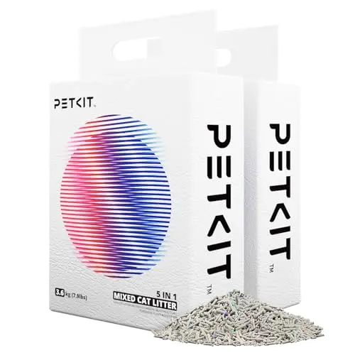 PETKIT Mixed Cat Litter bag with tofu and bentonite blend for fast clumping