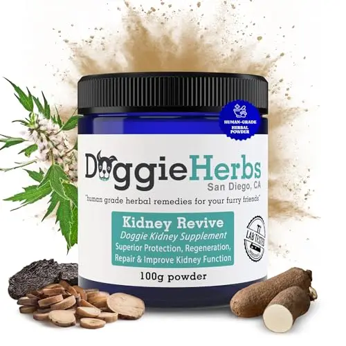Doggie Herbs Organic Kidney Support powder with Rehmannia and Cordyceps