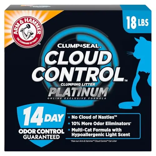 ARM & HAMMER Cloud Control Platinum Cat Litter 18 lb box