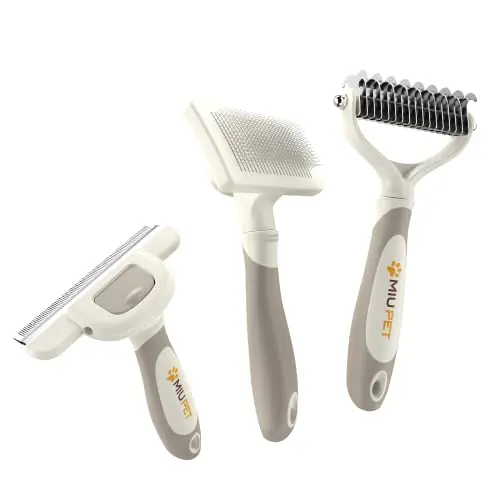 MIU PET 3-in-1 grooming kit for long-haired dogs in gift box
