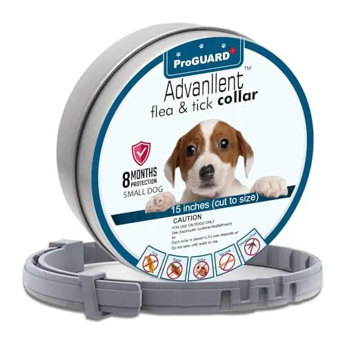 Advanllent flea collar for small dogs with lemon scent