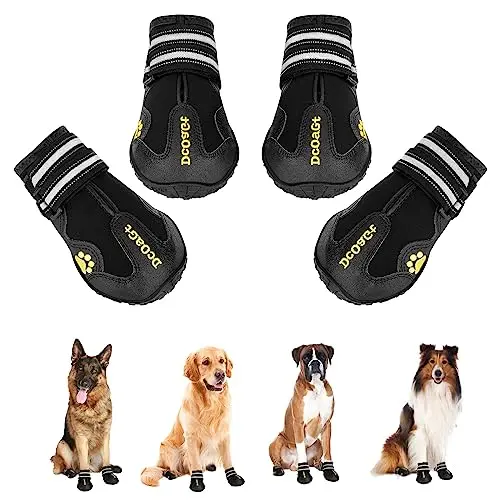 DcOaGt Dog Boots with breathable design