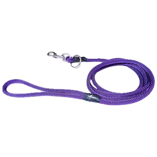 The Walkie no-pull dog leash in purple with adjustable loop for training