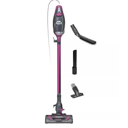 Shark HV371 Rocket Pro DLX corded stick vacuum in fuchsia