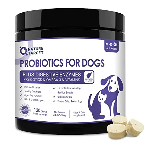 NATURE TARGET Freeze Dried Probiotic Bites for dogs