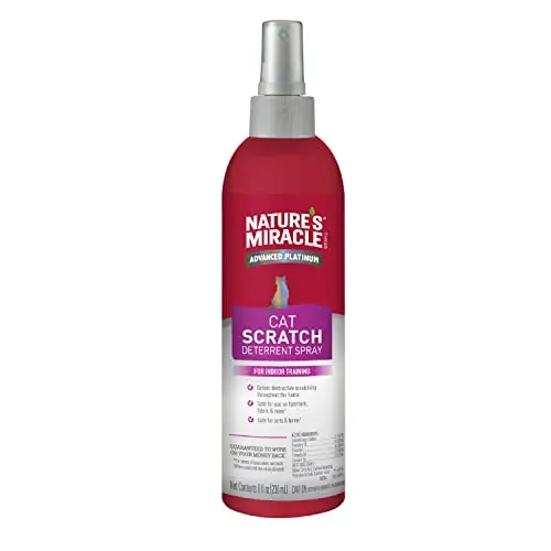 Nature's Miracle Advanced Platinum cat scratch deterrent spray