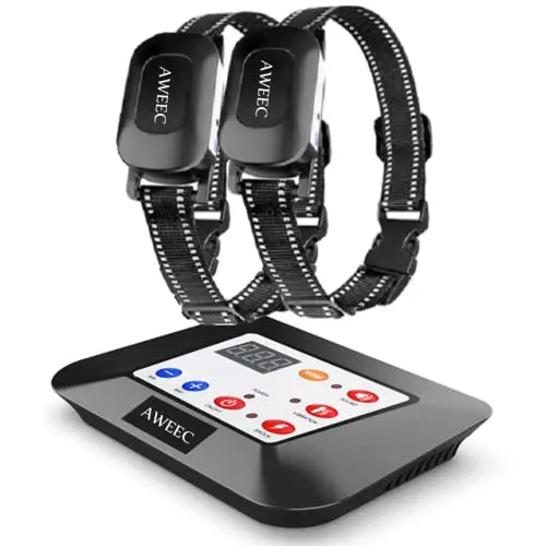 Aweec wireless dog fence system for two dogs