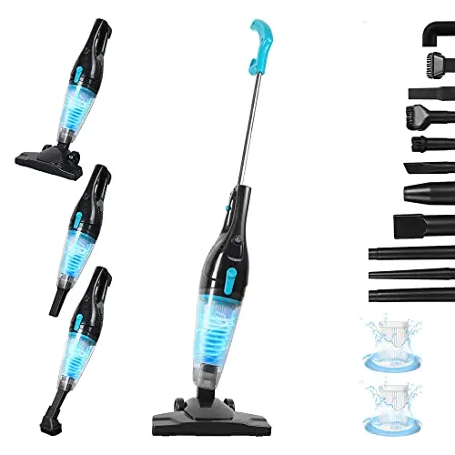 Eureka lightweight blue corded stick vacuum