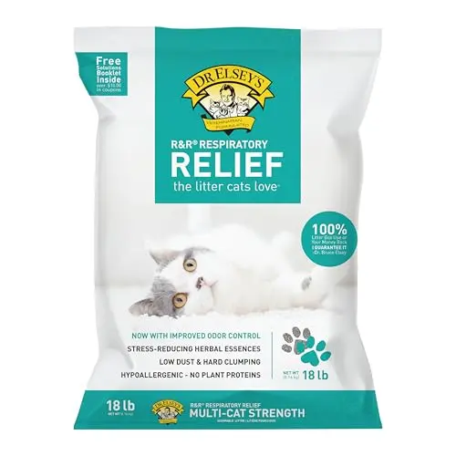 Dr. Elsey's R&R Stress-Reducing Clumping Clay Cat Litter 18 lb bag