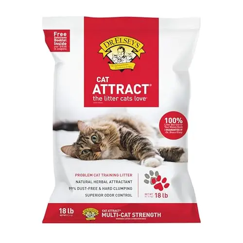 Dr. Elsey's Cat Attract Clumping Clay Cat Litter 18 lb bag