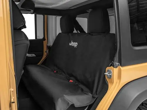 Officially licensed Jeep waterproof pet guard seat cover with logo