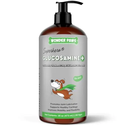 WONDER PAWS Premium Liquid Glucosamine for dogs bottle