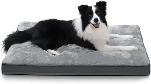NUPIDA waterproof dog crate bed with non-slip bottom
