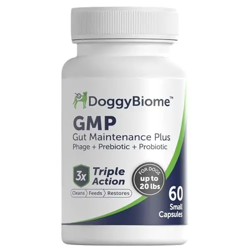 AnimalBiome probiotics bottle with capsules for small dogs