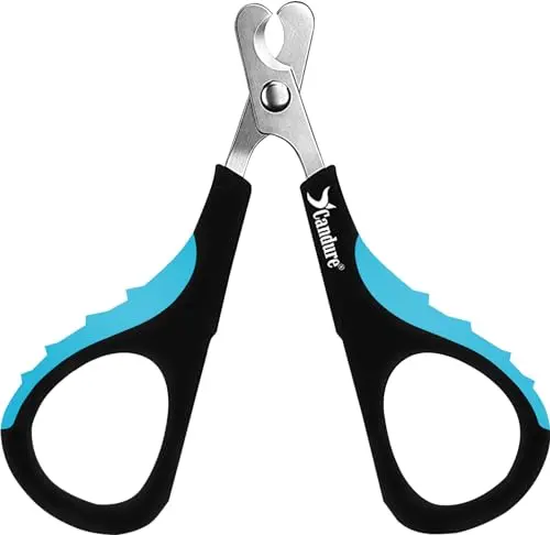 Candure light blue stainless steel cat nail clippers