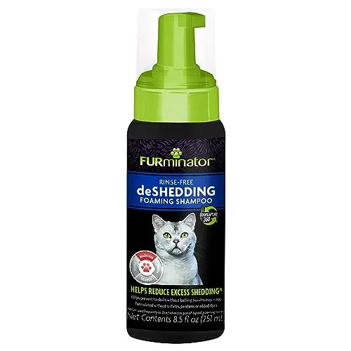 FURminator Rinse-Free Foaming Shampoo for Cats