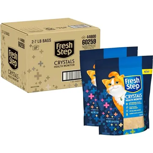 Fresh Step Crystals Health Monitoring Cat Litter bag