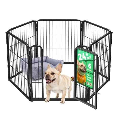 FXW Homeplus indoor dog playpen with threshold-free gate