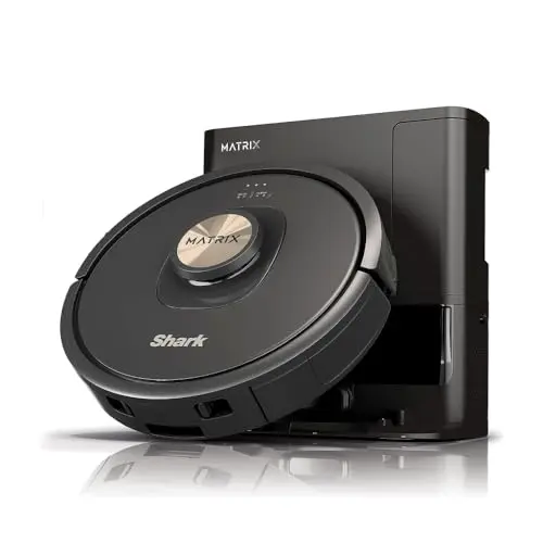 Shark AV2310AE matrix robot vacuum navigating around a rug