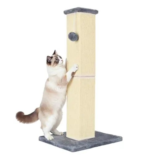 YULOYI 32-inch cat scratcher with extra-large stable base