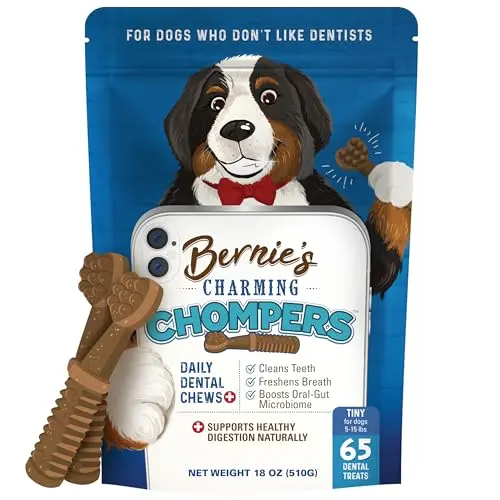 Bernie's Charming Chompers dental chews for small dogs