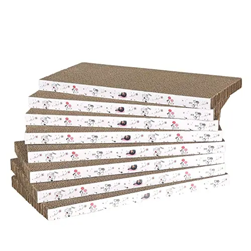 Catinarla 8-pack reversible cat scratch pad box
