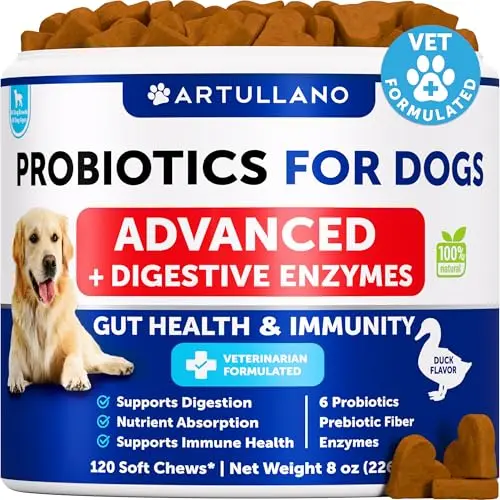 Artullano Probiotic Chews for dogs, duck flavor