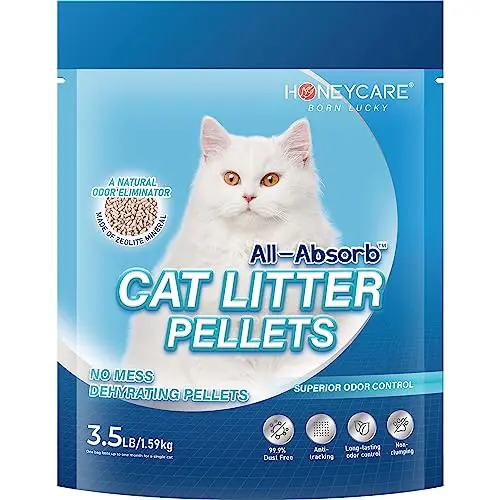 Honey Care All-Absorb zeolite cat litter pellets bag