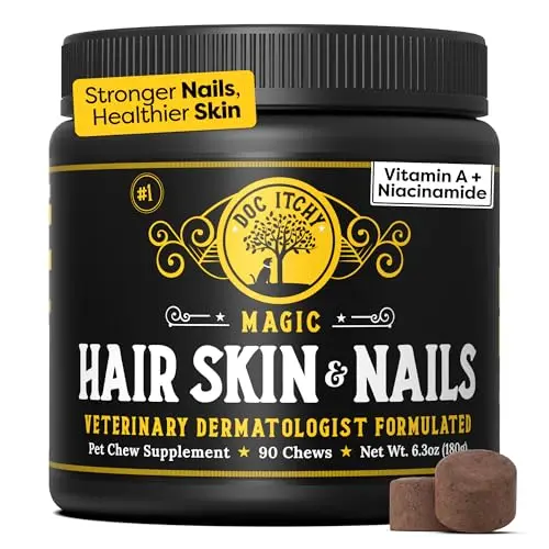 DocItchy Medical-Strength Hair Skin and Nails Chews for dogs
