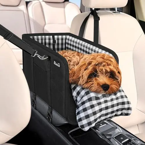 SlowTon console dog car seat with anti-collapse design