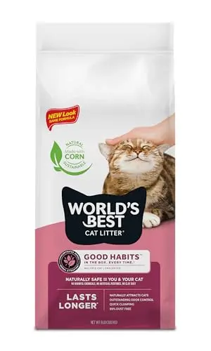 World's Best good habits cat attract litter bag