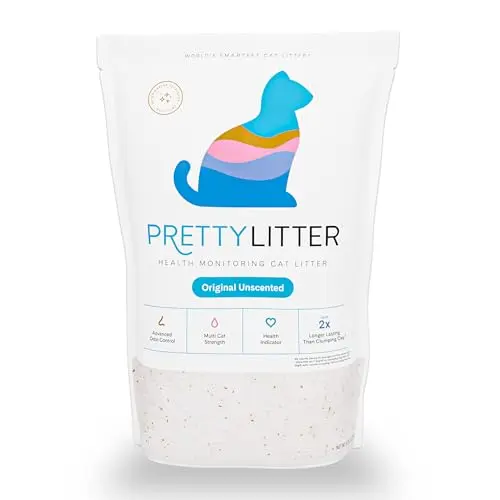 PrettyLitter Health Monitoring Unscented Silica Gel Cat Litter bag