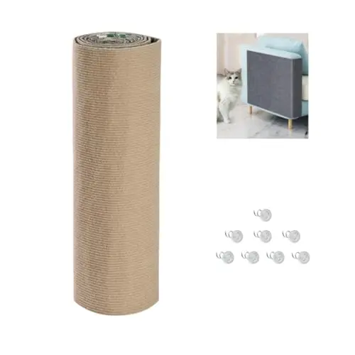 SHENGOCASE trimmable self-adhesive carpet mat pad for cat tree shelves