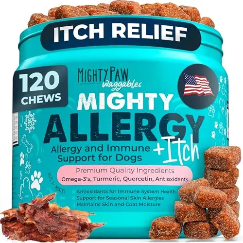 Mighty Paw Waggables Allergy Immune chewable tablets for dogs