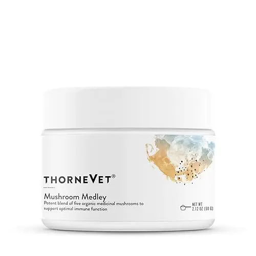 ThorneVet Mushroom Medley powder for dogs during cancer treatment